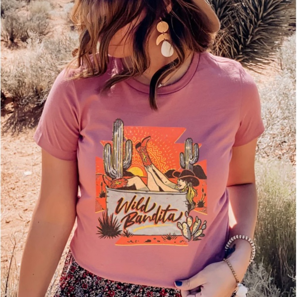 Wild bandita western tshirt